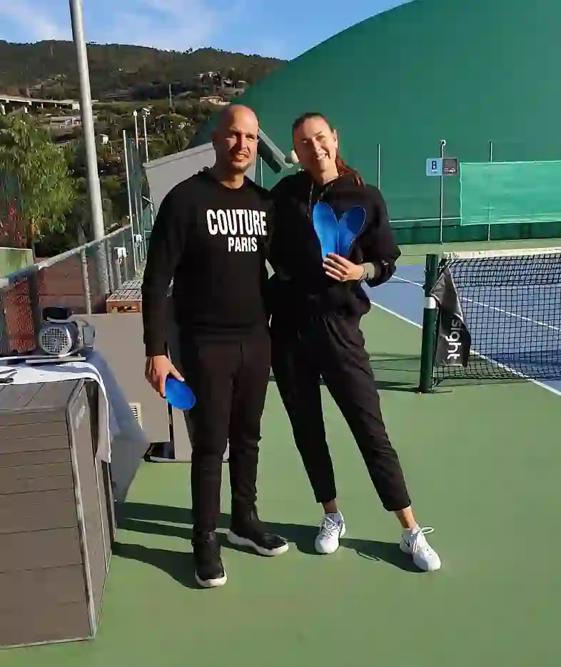 Maria Sharapova with Tamir Kfir