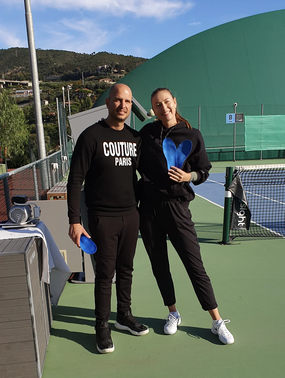 Maria Sharapova with Tamir Kfir