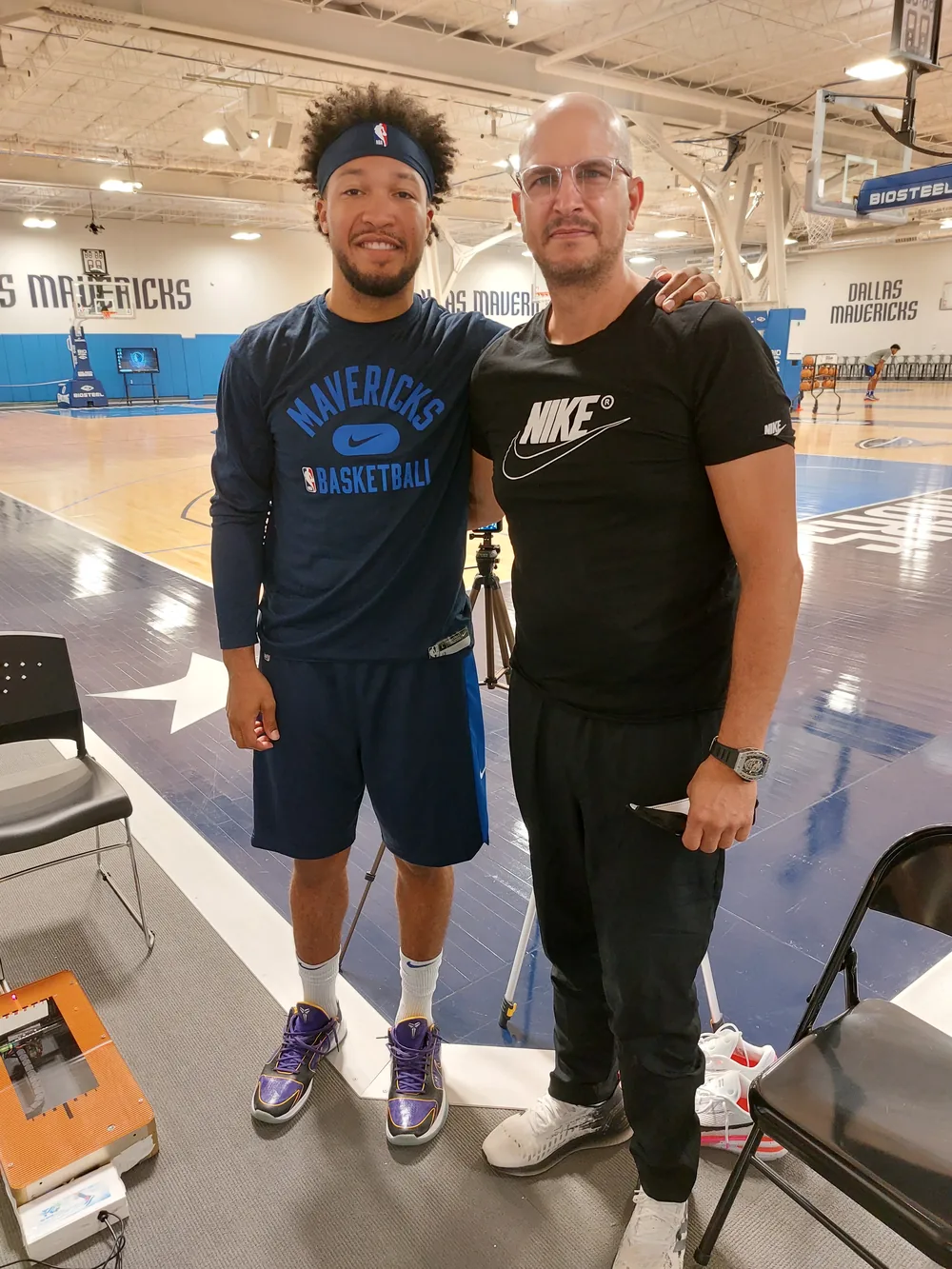 Jalen Brunson with Tamir Kfir