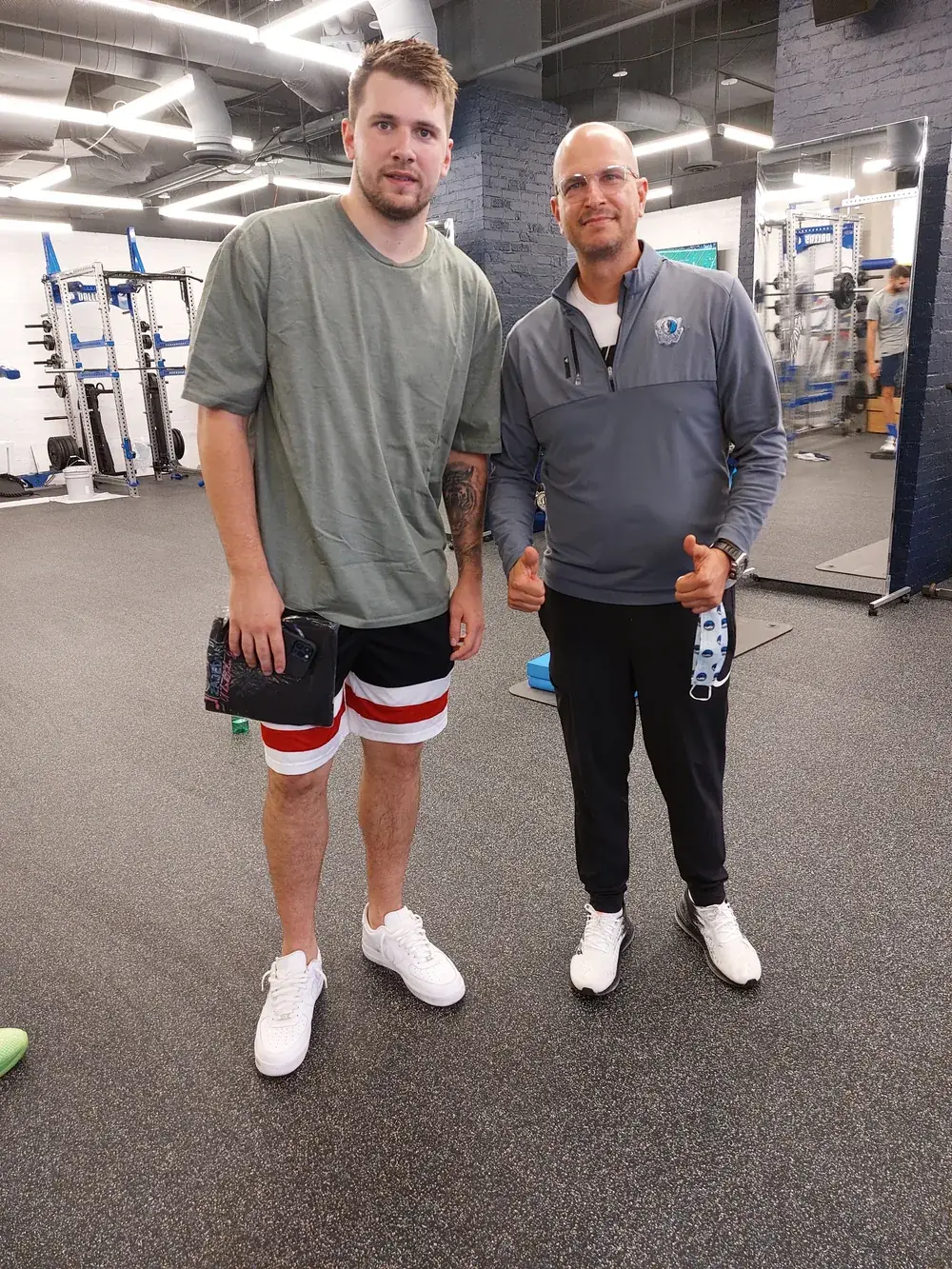 Luka Dončić with Tamir Kfir